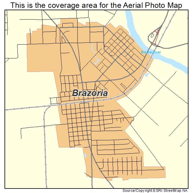Brazoria, TX location map 
