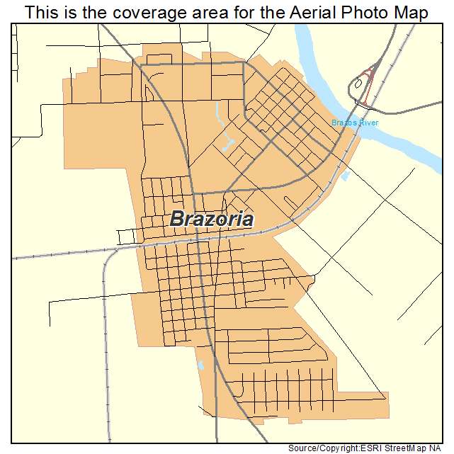 Brazoria, TX location map 
