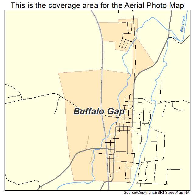 Buffalo Gap, TX location map 