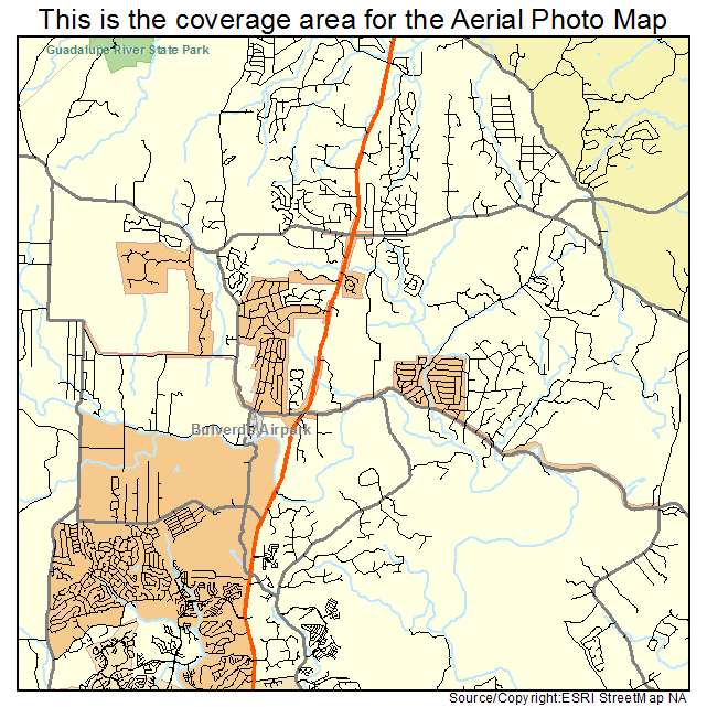 Bulverde, TX location map 