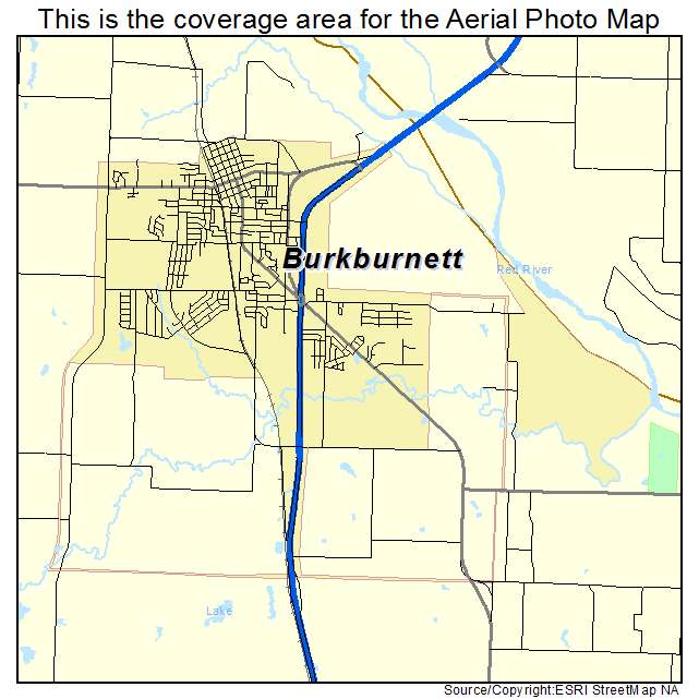 Burkburnett, TX location map 