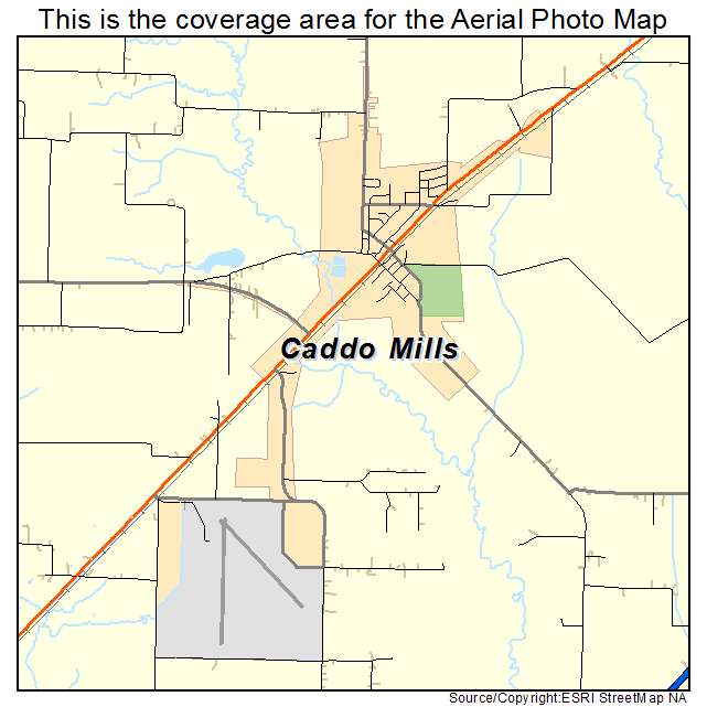 Caddo Mills, TX location map 