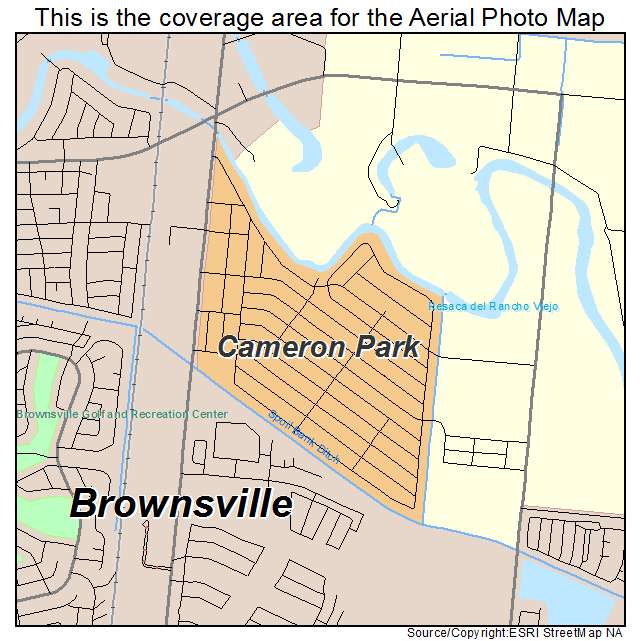 Cameron Park, TX location map 