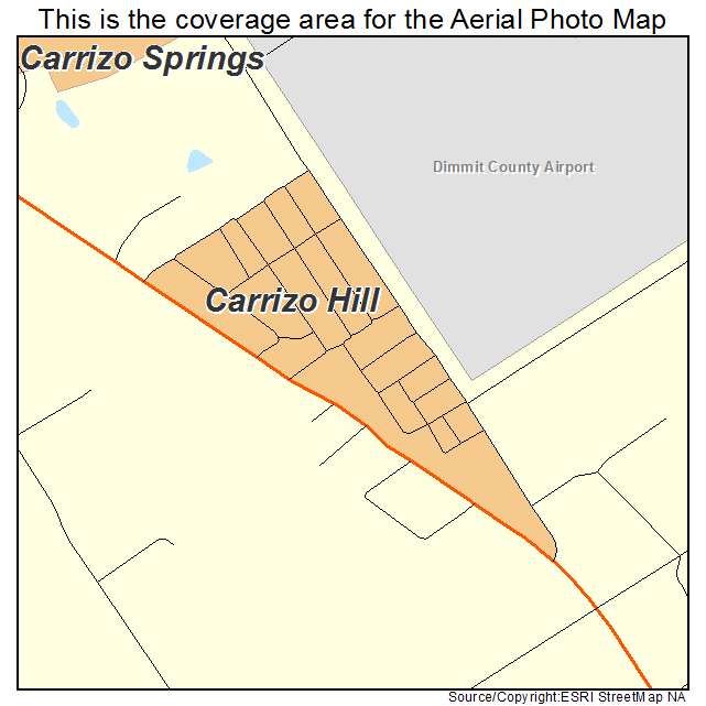 Carrizo Hill, TX location map 
