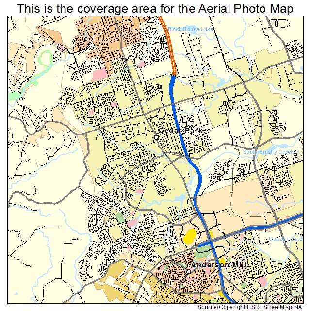 Cedar Park, TX location map 