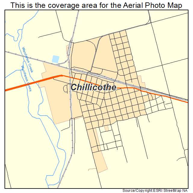 Chillicothe, TX location map 