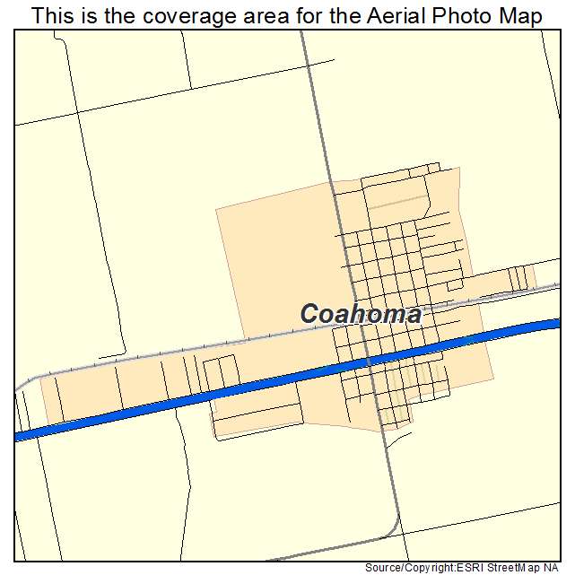 Coahoma, TX location map 