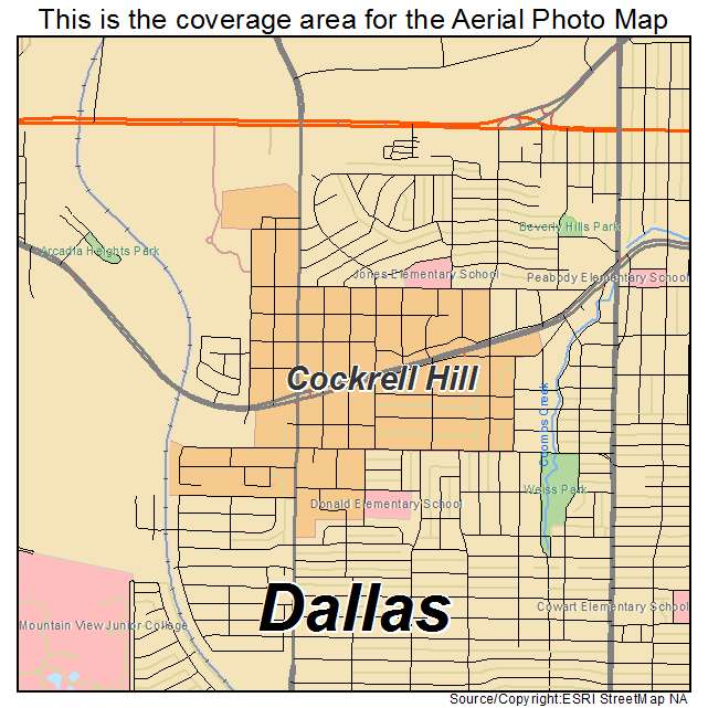 Cockrell Hill, TX location map 