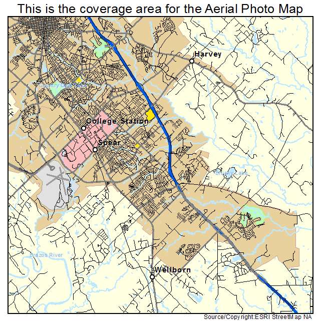 College Station, TX location map 