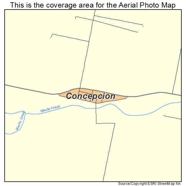 Concepcion, TX location map 