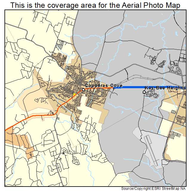 Copperas Cove, TX location map 