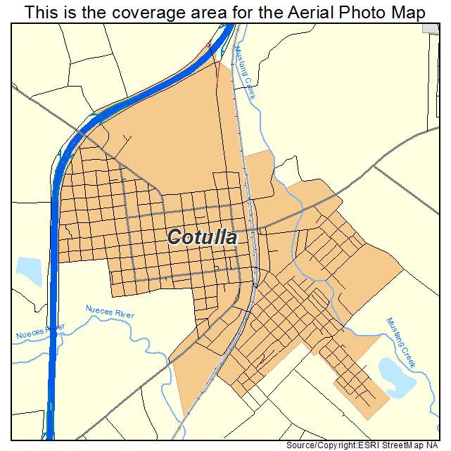 Cotulla, TX location map 