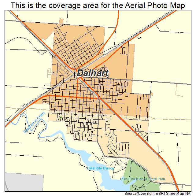 Dalhart, TX location map 