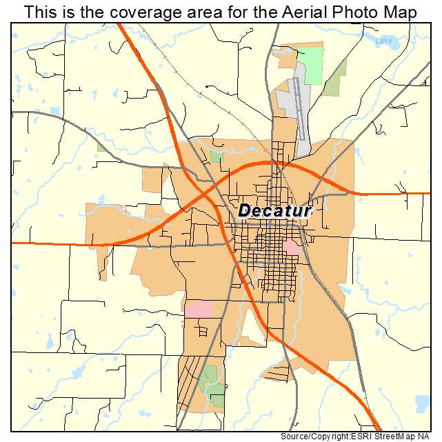 Decatur, TX location map 