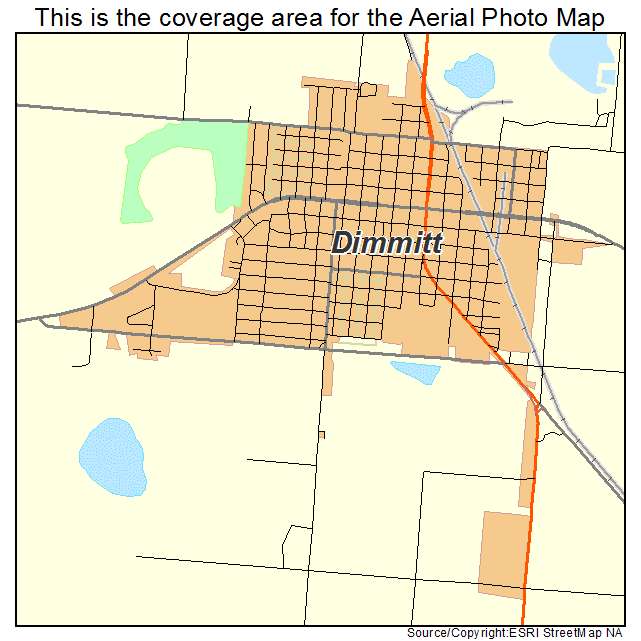 Dimmitt, TX location map 