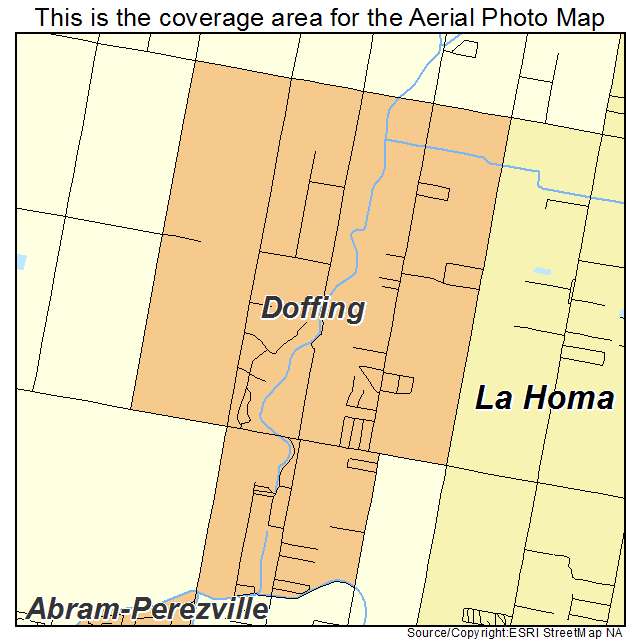 Doffing, TX location map 