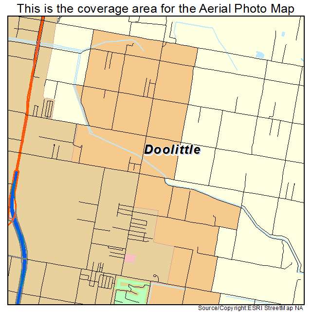 Doolittle, TX location map 