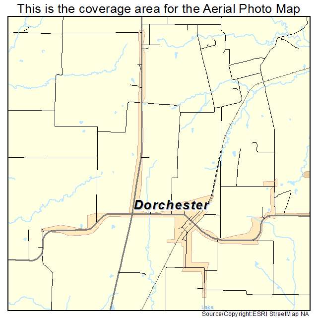 Dorchester, TX location map 