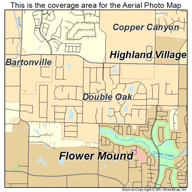 Double Oak, TX location map 