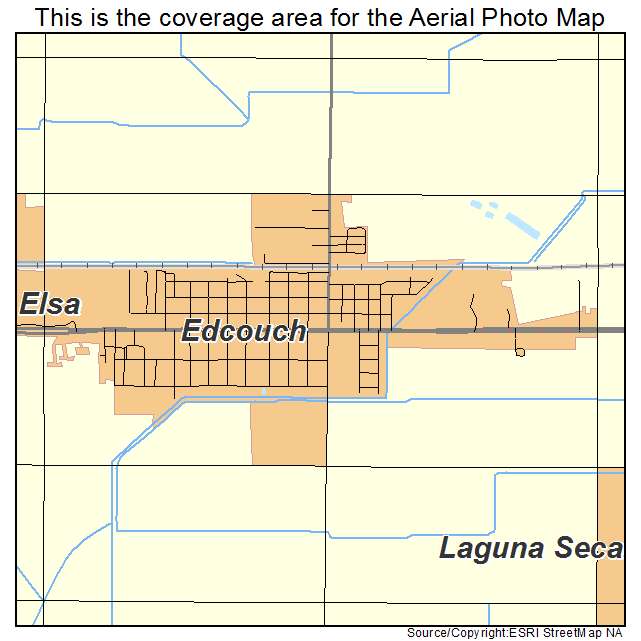 Edcouch, TX location map 