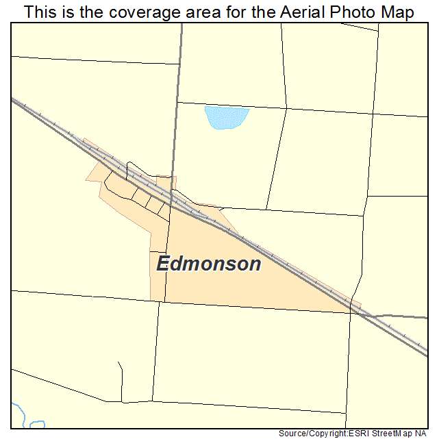 Edmonson, TX location map 