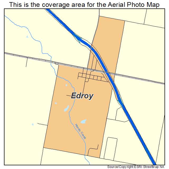 Edroy, TX location map 