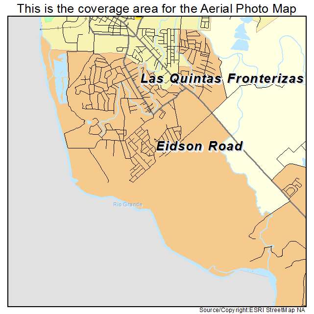 Eidson Road, TX location map 