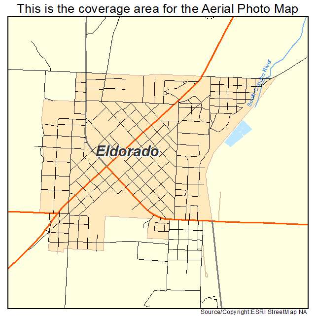 Eldorado, TX location map 