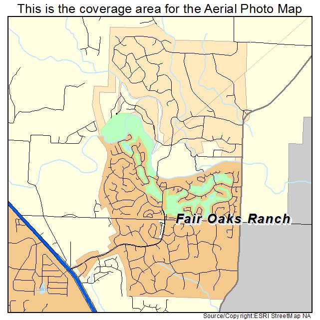 Fair Oaks Ranch, TX location map 