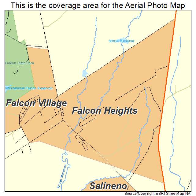 Falcon Heights, TX location map 