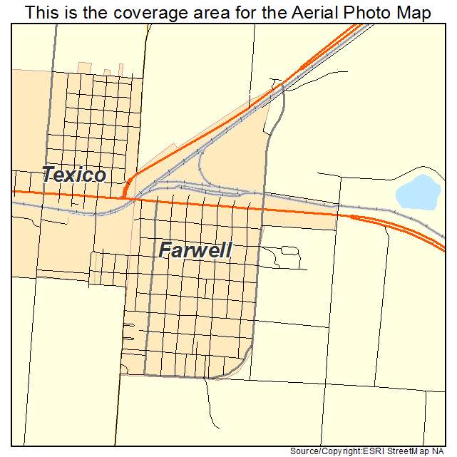 Farwell, TX location map 