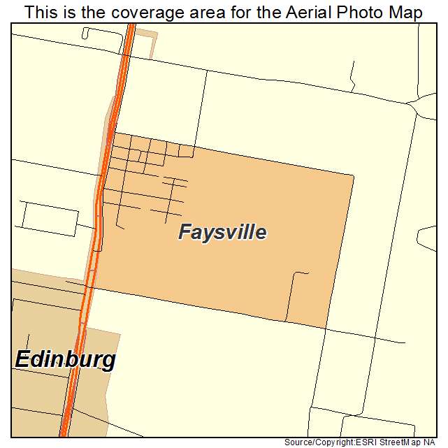 Faysville, TX location map 