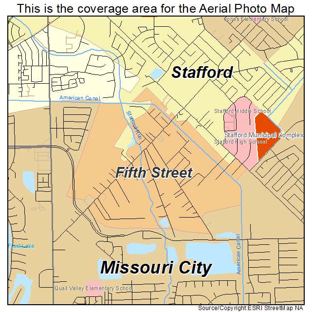 Fifth Street, TX location map 