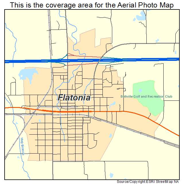 Flatonia, TX location map 