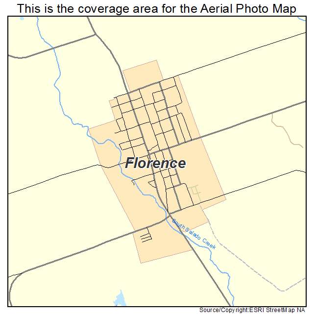 Florence, TX location map 