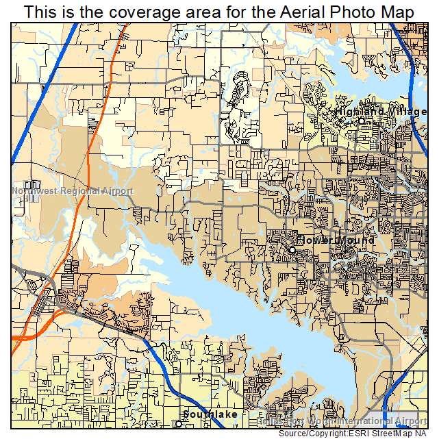 Flower Mound, TX location map 