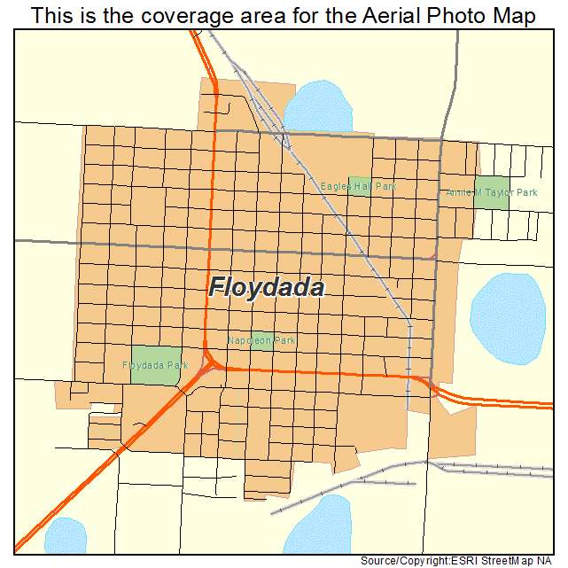 Floydada, TX location map 