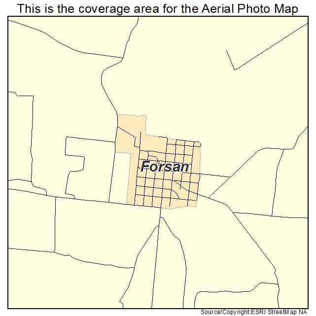 Forsan, TX location map 