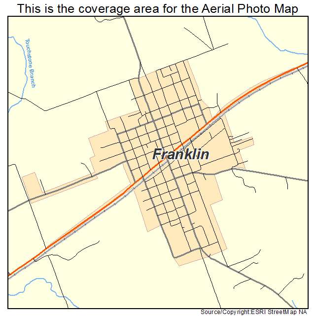 Franklin, TX location map 