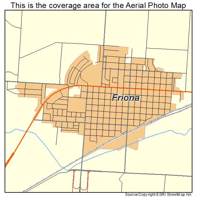 Friona, TX location map 