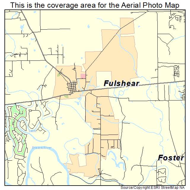 Fulshear, TX location map 