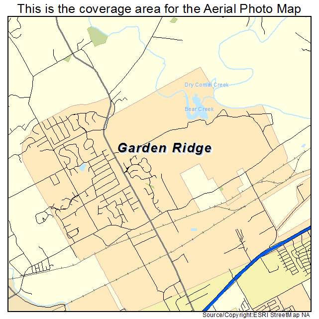 Garden Ridge, TX location map 
