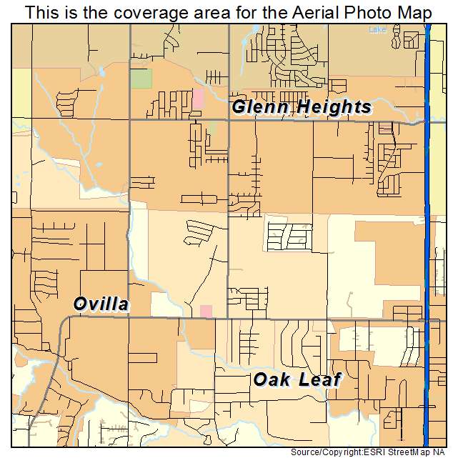 Glenn Heights, TX location map 