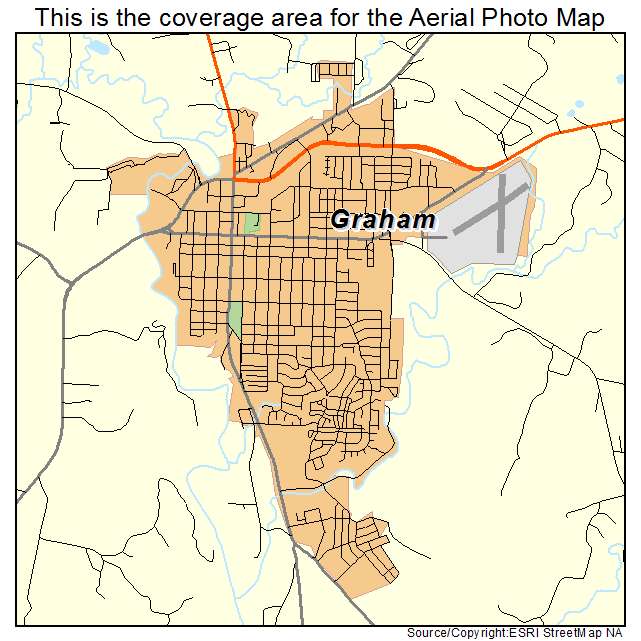 Graham, TX location map 