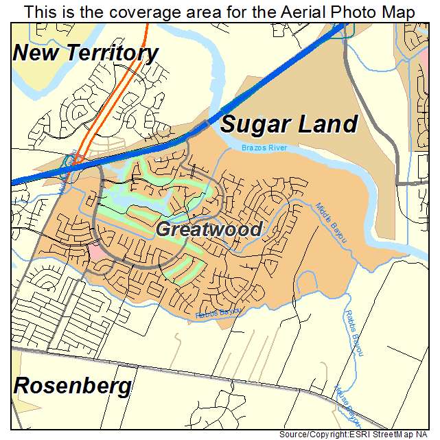 Greatwood, TX location map 