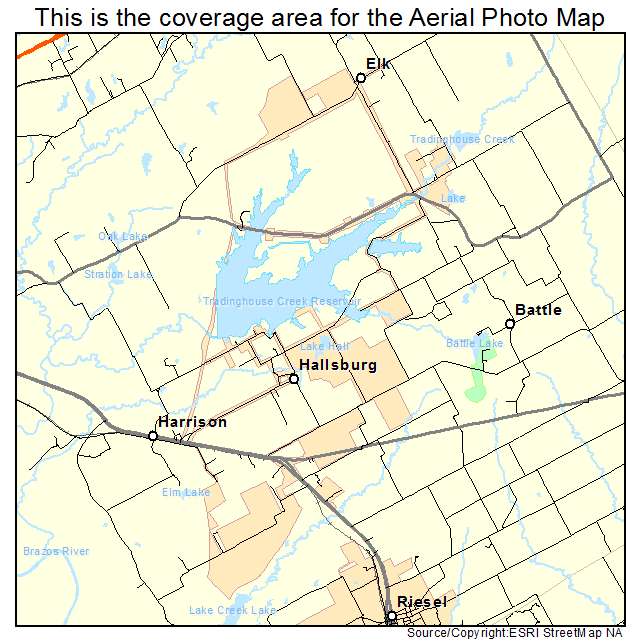 Hallsburg, TX location map 