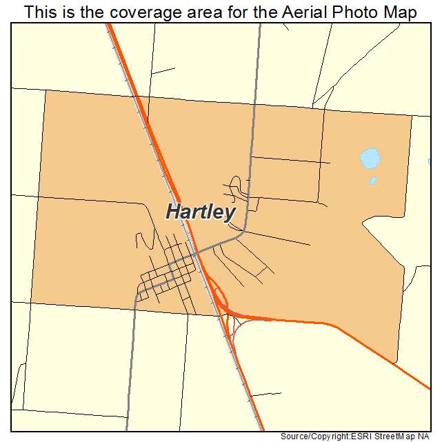 Hartley, TX location map 