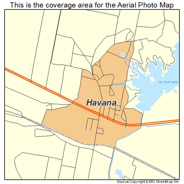 Havana, TX location map 