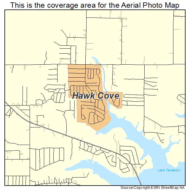 Hawk Cove, TX location map 