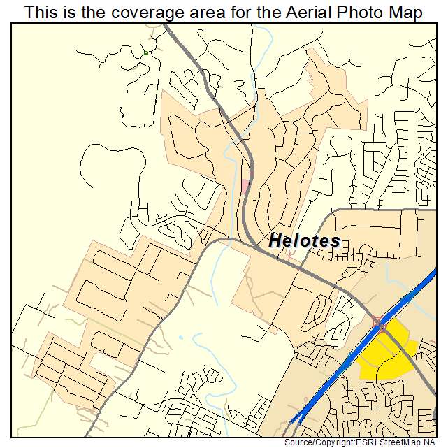 Helotes, TX location map 